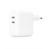 Оригінальний блок живлення Apple 35W Dual USB-C Adapter White (MNWP3)