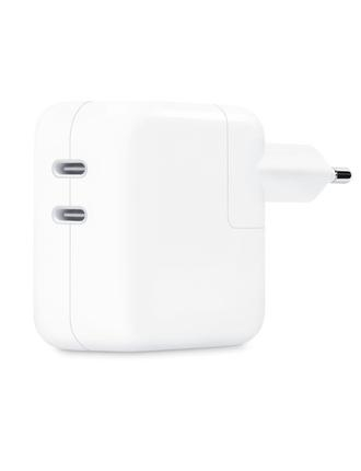 Оригінальний блок живлення Apple 35W Dual USB-C Adapter White (MNWP3)