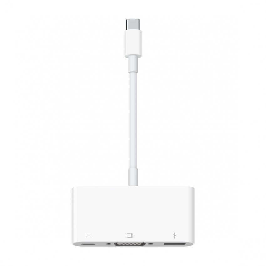 Оригінальний перехідник Apple USB-C VGA Multiport Adapter (White) (MJ1L2)