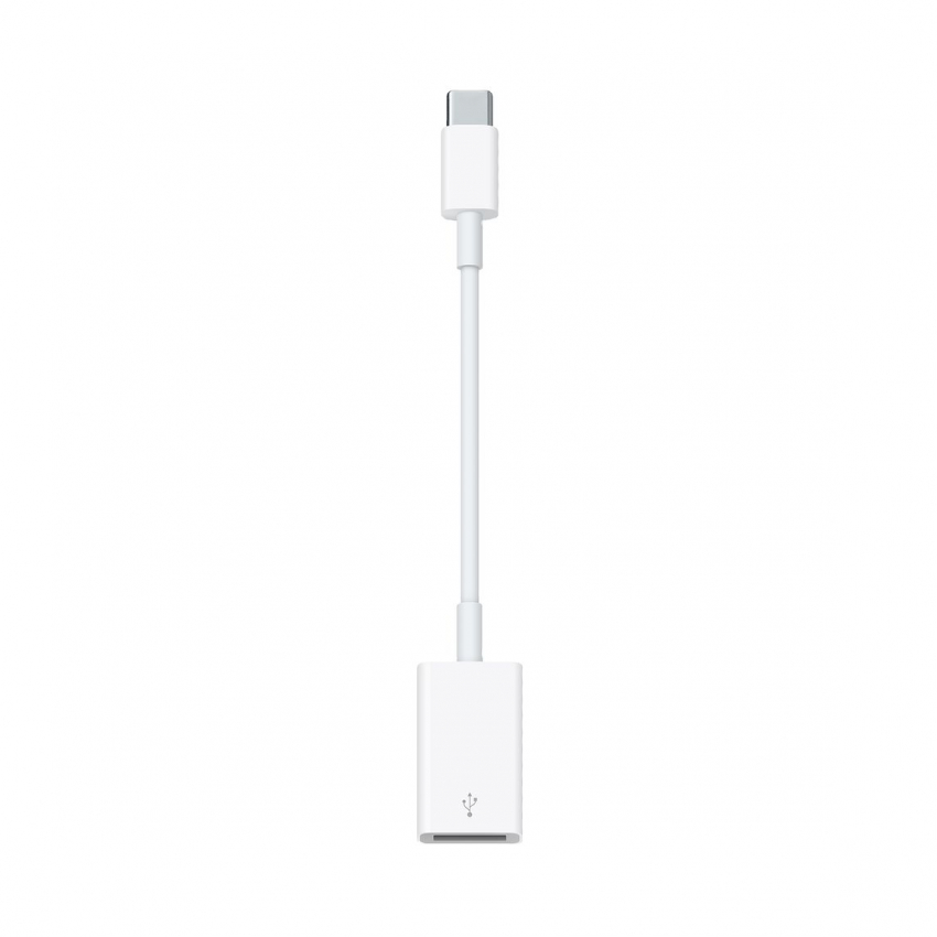 Оригінальний перехідник Apple USB-C to USB Adapter (White) (MJ1M2)