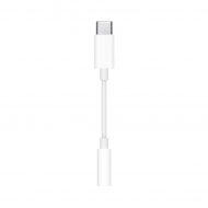Оригинальный переходник Apple USB-C to 3.5mm Headphones (White) (MU7E2)