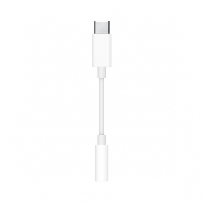 Оригінальний перехідник Apple USB-C to 3.5mm Headphones (White) (MU7E2)