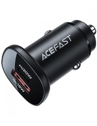 Автомобілний ЗП Acefast B1 Mini 38W (Type-C + USB)