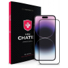 Захисне скло +NEU Chatel Full Cover Crystal with Mesh for iPhone 14 Pro Max Front Clear