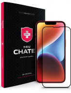 Защитное скло +NEU Chatel Full Cover Crystal with Mesh for iPhone 15 Plus Front Clear