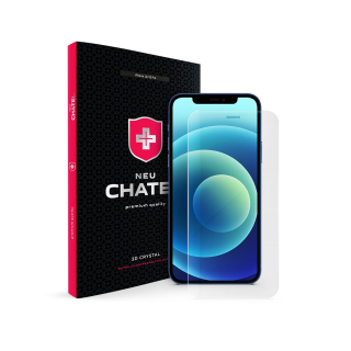 Захисне скло +NEU Chatel Full Cover Crystal with Mesh for iPhone 12/12 Pro Front Clear