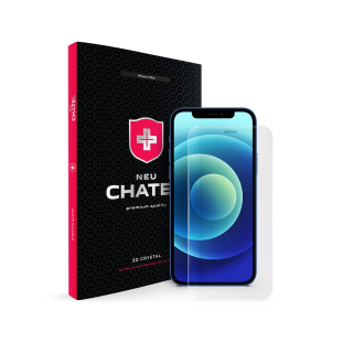 Захисне скло +NEU Chatel Full Cover Crystal with Mesh for iPhone 12 mini Front Clear