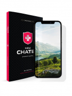 Защитное скло +NEU Chatel Full Cover Crystal with Mesh for iPhone 12 Pro Max Front Clear
