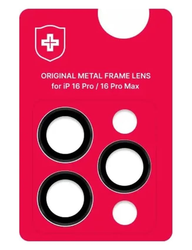 Захисні лінзи на камеру  +NEU Chatel Metal Frame Lens Protector Glass for iPhone 16 Pro/16 Pro Max Black