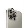 Захисні лінзи на камеру  +NEU Chatel Metal Frame Lens Protector Glass for iPhone 16 Pro/16 Pro Max Natural Gery