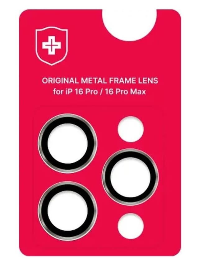 Захисні лінзи на камеру  +NEU Chatel Metal Frame Lens Protector Glass for iPhone 16 Pro/16 Pro Max Silver