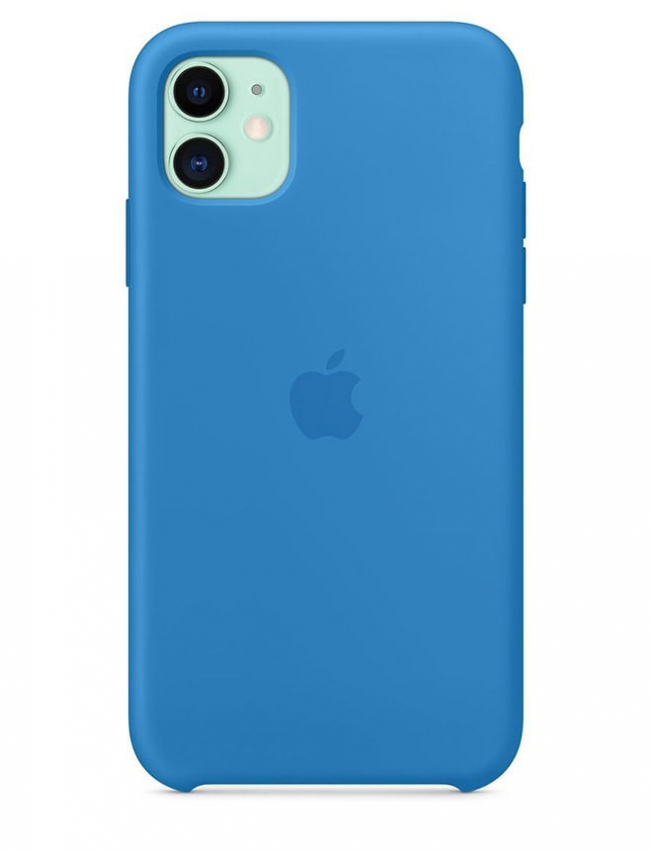 Чохол Silicone Case для iPhone 11 (Surf Blue) (MXYY2) (Original Assembly)
