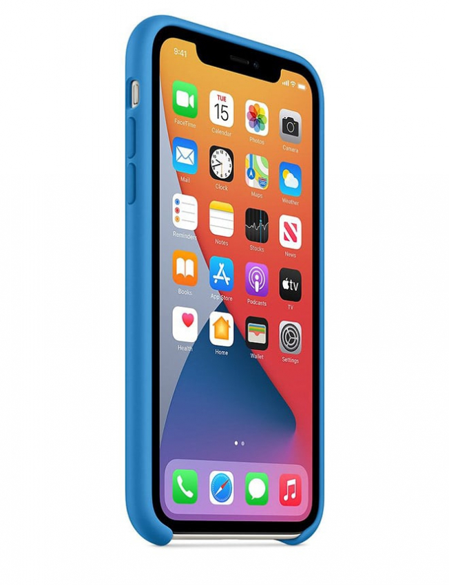 Чохол Silicone Case для iPhone 11 (Surf Blue) (MXYY2) (Original Assembly)
