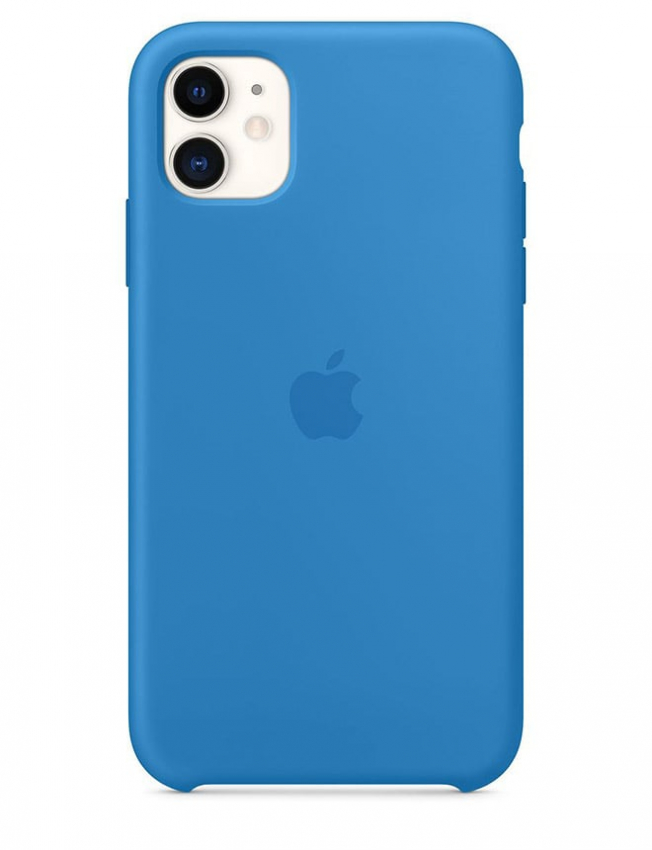 Чохол Silicone Case для iPhone 11 (Surf Blue) (MXYY2) (Original Assembly)