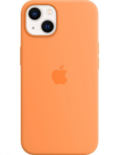 Чехол Silicone Case with MagSafe для iPhone 13 (Marigold) (MM243) 