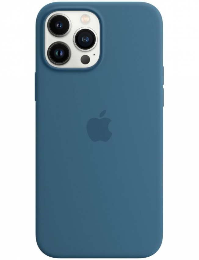 Оригінальний чохол Silicone Case with MagSafe для iPhone 13 Pro Max (Blue Jay) (MM2Q3)