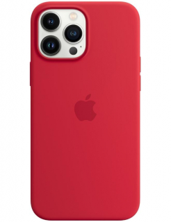 Чехол Silicone Case with MagSafe для iPhone 13 Pro Max ((PRODUCT) RED) (MM2V3)