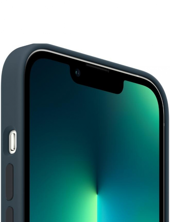 Оригінальний чохол Silicone Case with MagSafe для iPhone 13 Pro (Abyss Blue) (MM293)
