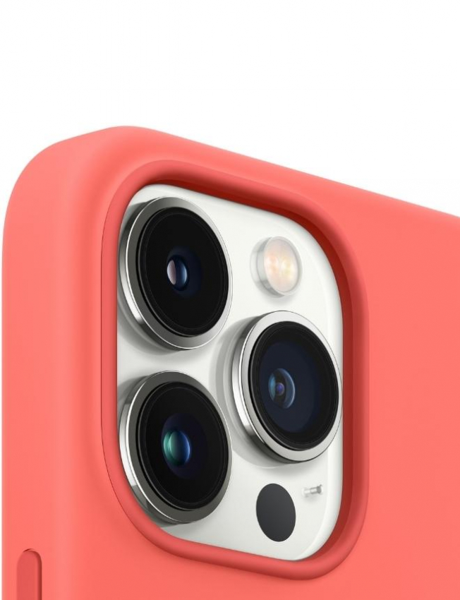 Оригінальний чохол Silicone Case with MagSafe для iPhone 13 Pro  (Pink Pomelo) (MM2E3)