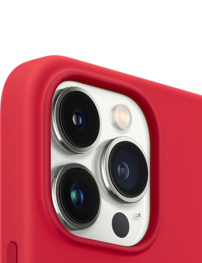 Оригінальний чохол Silicone Case with MagSafe для iPhone 13 Pro  ((PRODUCT)RED) (MM2L3)