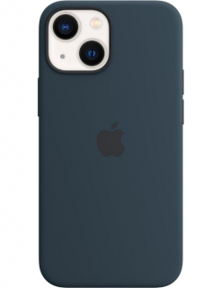 Чохол Silicone Case with MagSafe для iPhone 13 mini (Abyss Blue) (MM213)