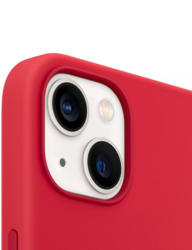 Оригінальний чохол Silicone Case with MagSafe для iPhone 13 mini ( (PRODUCT) RED) (MM233)