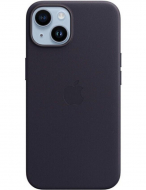 Оригінальний чохол Leather Case with MagSafe для iPhone 14 (Ink) (MPP63)