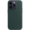 Оригинальный чехол Leather Case with MagSafe для iPhone 14 Pro (Forest Green) (MPPH3)