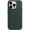 Оригинальный чехол Leather Case with MagSafe для iPhone 14 Pro (Forest Green) (MPPH3)