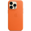 Оригинальный чехол Leather Case with MagSafe для iPhone 14 Pro (Orange) (MPPL3)