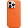 Оригинальный чехол Leather Case with MagSafe для iPhone 14 Pro (Orange) (MPPL3)