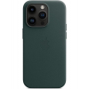 Оригинальный чехол Leather Case with MagSafe для iPhone 14 Pro (Forest Green) (MPPH3)