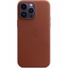 Оригинальный чехол Leather Case with MagSafe для iPhone 14 Pro Max (Umber) (MPPQ3)