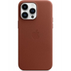 Оригинальный чехол Leather Case with MagSafe для iPhone 14 Pro Max (Umber) (MPPQ3)