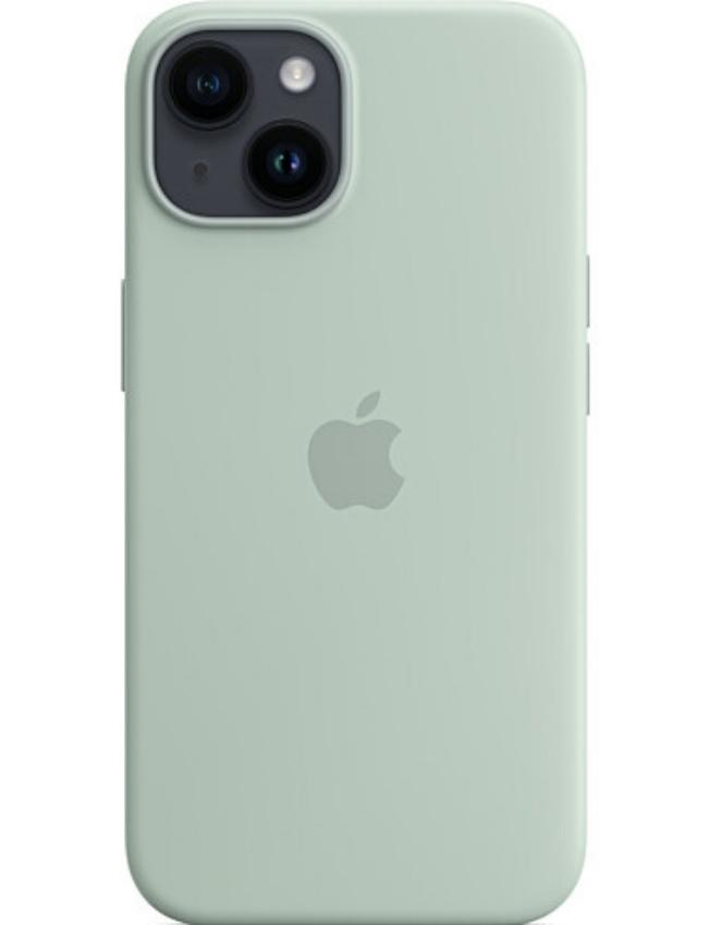 Оригінальний чохол Silicone Case with MagSafe для iPhone 14 (Succulent) (MPT13)