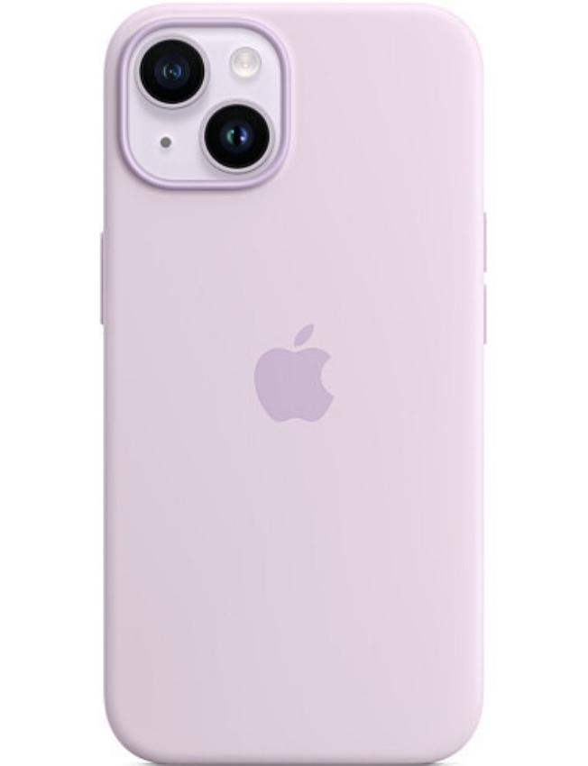Оригінальний чохол Silicone Case with MagSafe для iPhone 14 (Lilac) (MPRY3)