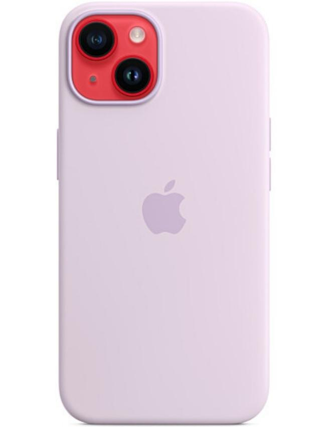 Оригінальний чохол Silicone Case with MagSafe для iPhone 14 (Lilac) (MPRY3)