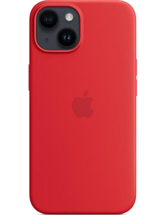 Оригінальний чохол Silicone Case with MagSafe для iPhone 14 (PRODUCT) RED (MPRW3)