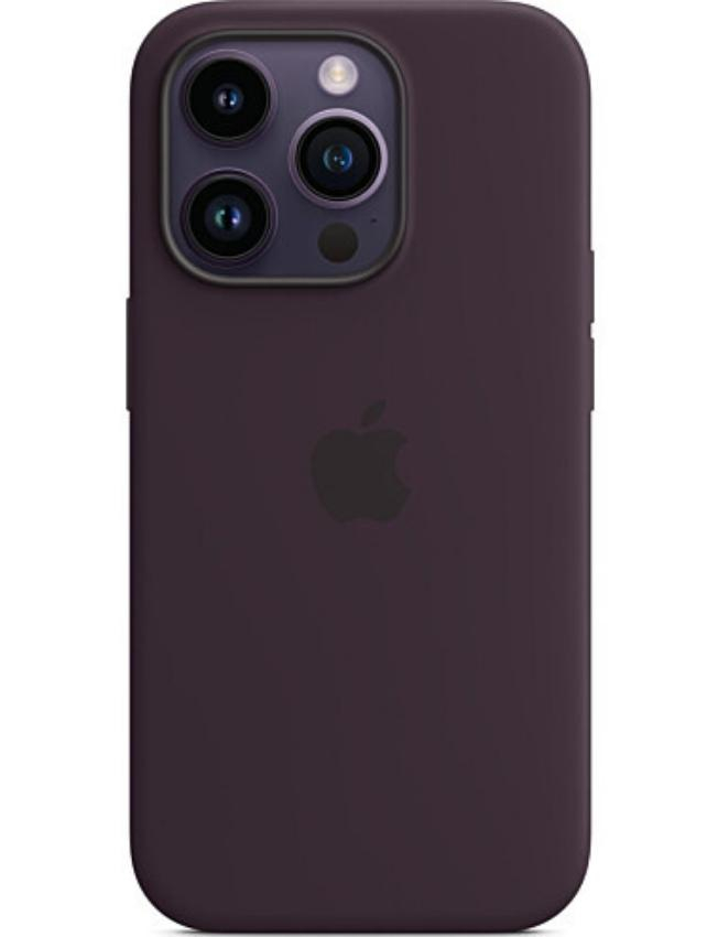 Чохол Silicone Case with MagSafe для iPhone 14 Pro (Elderberry) (MPTK3) (Original Assembly)