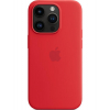 Оригінальний чохол Silicone Case with MagSafe для iPhone 14 Pro (PRODUCT) RED (MPTG3)