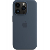 Оригінальний чохол Silicone Case with MagSafe для iPhone 14 Pro (Storm Blue) (MPTF3)