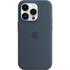 Оригінальний чохол Silicone Case with MagSafe для iPhone 14 Pro (Storm Blue) (MPTF3)