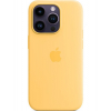Чохол Silicone Case with MagSafe для iPhone 14 Pro (Sunglow) (MPTM3) (Original Assembly)