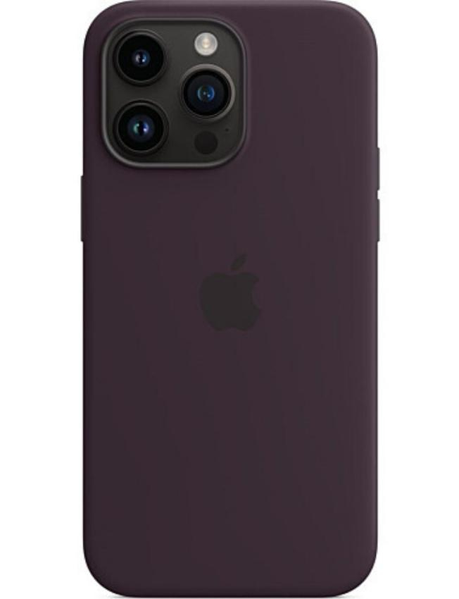 Чохол Silicone Case with MagSafe для iPhone 14 Pro Max (Elderberry) (MPTX3) (Original Assembly)