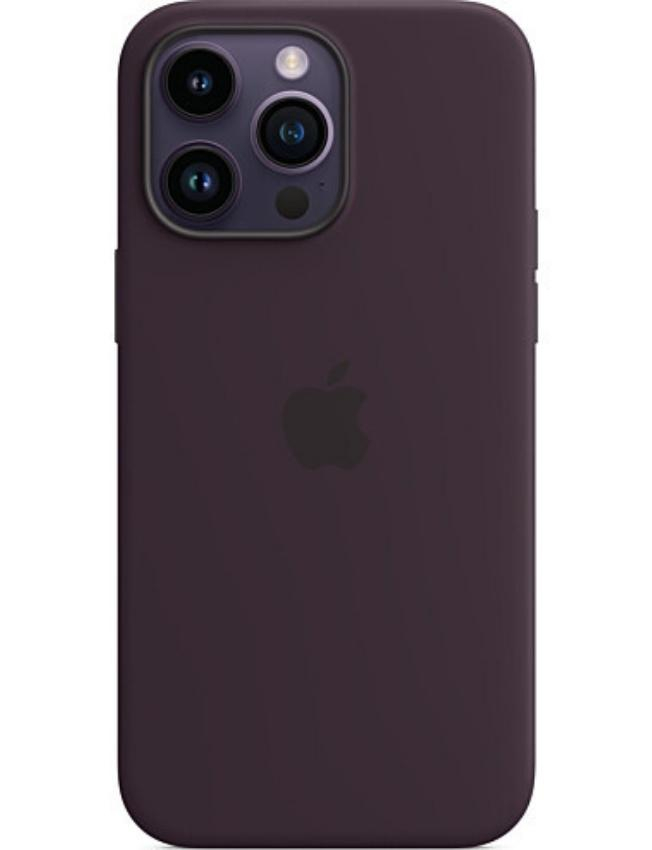 Чохол Silicone Case with MagSafe для iPhone 14 Pro Max (Elderberry) (MPTX3) (Original Assembly) 