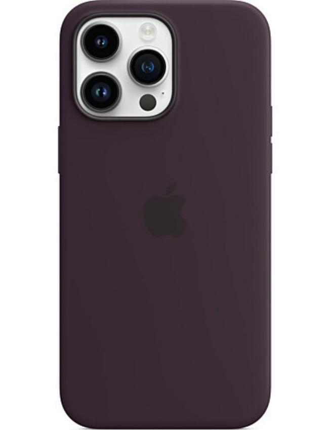 Чохол Silicone Case with MagSafe для iPhone 14 Pro Max (Elderberry) (MPTX3) (Original Assembly) 