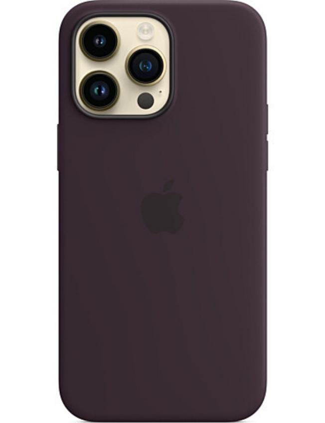 Чохол Silicone Case with MagSafe для iPhone 14 Pro Max (Elderberry) (MPTX3) (Original Assembly) 