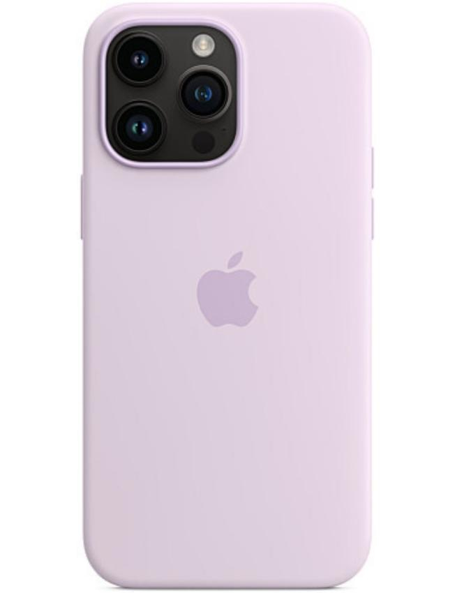 Оригінальний чохол Silicone Case with MagSafe для iPhone 14 Pro Max (Lilac) (MPTW3)