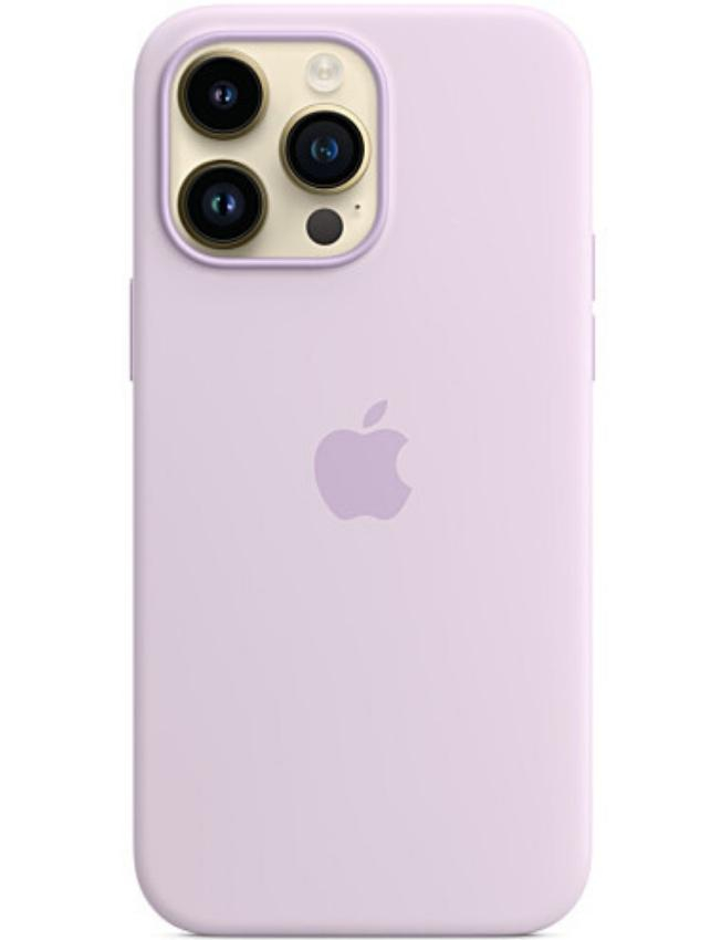 Оригінальний чохол Silicone Case with MagSafe для iPhone 14 Pro Max (Lilac) (MPTW3)