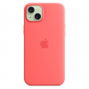 Оригинальный чехол Silicone Case with MagSafe для iPhone 15 Plus (Guava) (MT163)